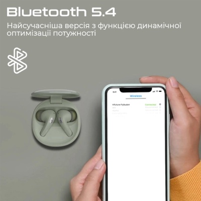 Навушники HiFuture FlyBuds4 Matcha Green (flybuds4.matchagreen)