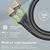 Дата кабель USB-C to USB-C transline-cc200.black Promate (transline-cc200.black)