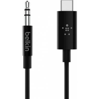 Переходник Lightning - 3.5 mm audio + power RockStar Belkin (F7U079BT03-BLK)