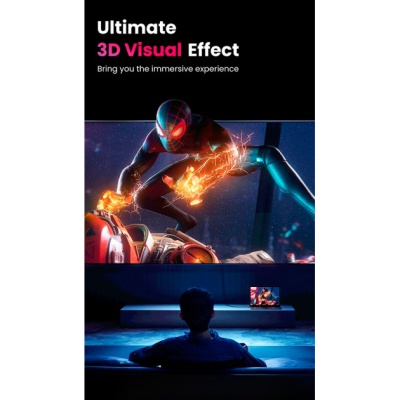 Кабель мультимедійний DisplayPort M to DisplayPort M 5.0m V1.4 braided DP114 black UGREEN (80394)