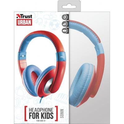 Наушники Trust Sonin Kids Headphone Red (19836)