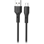 Дата кабель USB 2.0 AM to Micro 5P NB230-AM black XO (NB230-AM.black)