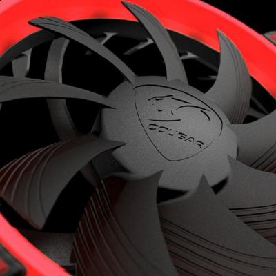 Кулер для корпуса Cougar FR 120 RED