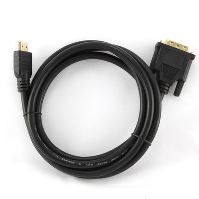 Кабель мультимедійний HDMI to DVI 18+1pin M, 1.8m Cablexpert (CC-HDMI-DVI-6)