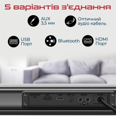 Акустична система Promate StreamBar-60 Black (streambar-60.black)