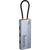Концентратор HOCO USB-C to HDMI+PD+3xUSB3.0 HB50 Deep Space Gray (6942007647298)