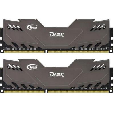 Модуль памяти для компьютера DDR3 16GB (2x8GB) 1600 MHz Dark Series Gray Team (TDGED316G1600HC9DC01)
