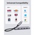 Концентратор Ugreen USB3.1 Type-C to HDMI 4K60Hz/USB 3.0х2/SD/TF/PD 100W 5-in-1 CM511 (60383)