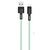 Дата кабель USB 2.0 AM to Micro 5P 1.0m 5A green XO (NB166-M-1-GR)