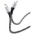 Дата кабель USB 2.0 AM to Type-C 1.0m Jagger T-C814 Grey T-Phox (T-C814 grey)