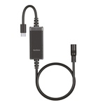 Кабель живлення USB-C to DC 100W universal black techno (UC-100W)