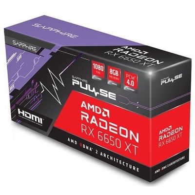 Видеокарта Sapphire Radeon RX 6650 XT 8Gb PULSE DUAL (11319-03-20G)