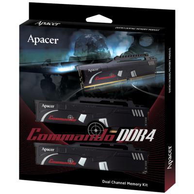 Модуль памяти для компьютера DDR4 16GB (2x8GB) 2400 MHz Commando Series Apacer (EK.16GAT.GEAK2)