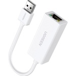 Переходник USB2.0 to Ethernet RJ45 10/100 Mb CR110 white Ugreen (20253)