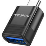 Перехідник BV18 USB to USB-C M USB3.0 Black BOROFONE (6941991104015)