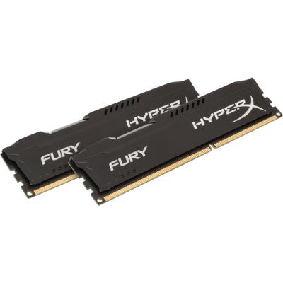 Модуль памяти для компьютера DDR3 16GB (2x8GB) 1866 MHz HyperX FURY Black Kingston Fury (ex.HyperX) (HX318C10FBK2/16)