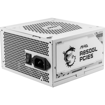 Блок живлення MSI 850W (MAG A850GL PCIE5 WHITE)