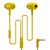 Наушники HF RM-515 Yellow (mic + button call answering) Remax (42266)