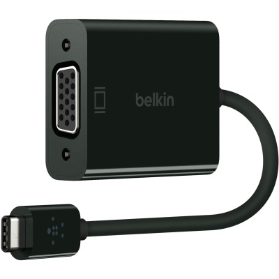 Перехідник USB-C to 2хUSB-C 0.14m (F7U081) Belkin (F2CU037BTBLK)