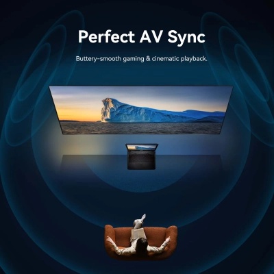 Кабель мультимедійний HDMI M to HDMI M 40.0m 4K fiber optic zinc alloy black Vention (ALSBV)