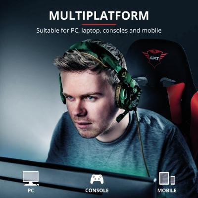 Наушники Trust GXT 310C Radius Gaming Headset Jungle camo (22207)