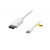 Кабель мультимедийный MiniDisplayPort to DisplayPort 0.3m white Kit (KITS-FL-001)