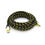 Кабель мультимедійний HDMI M to HDMI M 1.5m V2.1 8K60Hz 4K120Hz black/gold Ritar (YT-HDMI(M)/(M)V2.1-1.5m/19948)