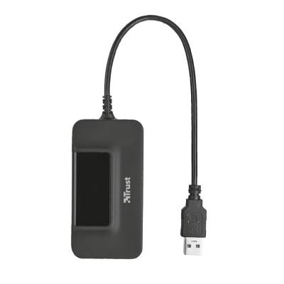 Концентратор Trust Oila 3 Port USB 3.0 Hub with network port (20789)