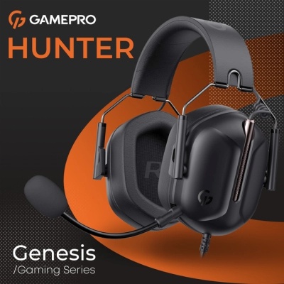 Навушники GamePro Genesis Hunter Black (HS1350B)