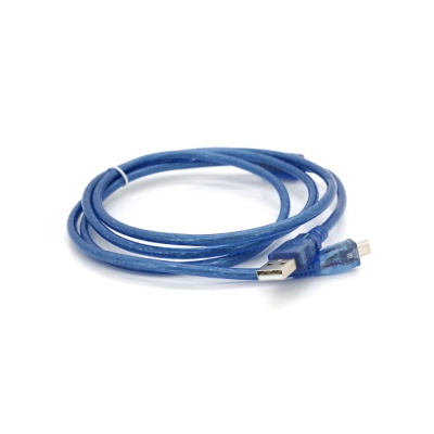 Дата кабель USB 2.0 AM to Micro 5P 1.5m blue Voltronic (YT-AM/Mc-1.5B/05500)