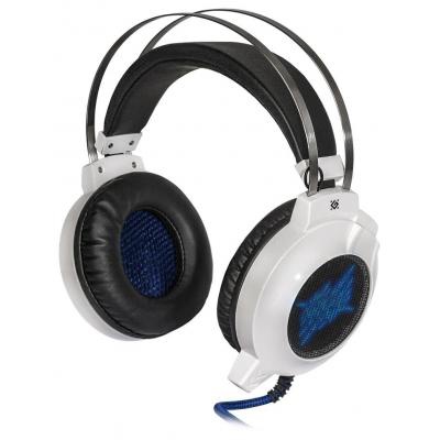 Наушники Defender Icefall G-510D White-Blue (64510)