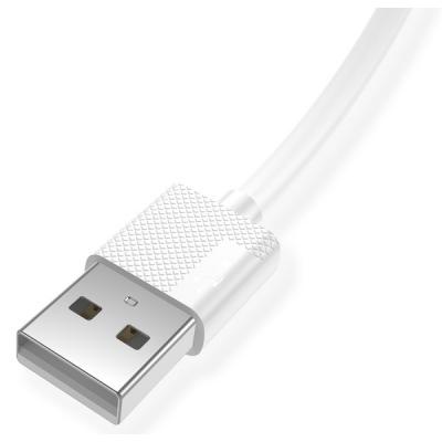 Дата кабель USB 2.0 AM to Micro 5P 0.3m Nets T-M801 White T-PHOX (T-M801(0.3) White)
