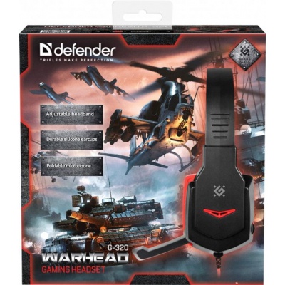 Навушники Defender Warhead G-320 Black-Red (64033)