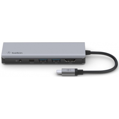 Концентратор Belkin USB-C 7-in-1 Multiport Dock (AVC009BTSGY)