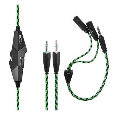 Наушники Gemix X-370 black-green