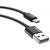 Дата кабель USB 2.0 AM to Micro 5P 0.3m Nets T-M801 Black T-PHOX (T-M801 Black)