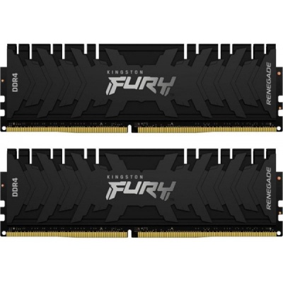 Модуль памяти для компьютера DDR4 32GB (2x16GB) 4000 MHz Renegade Black Kingston Fury (ex.HyperX) (KF440C19RB1K2/32)