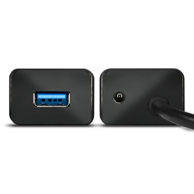 Концентратор AXAGON USB 3.1 to 7xUSB 3.0 + power adapter black (HUE-SA7BP)