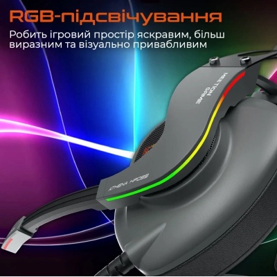 Навушники Meetion HP099 Black/Orange (MT-HP099-A)