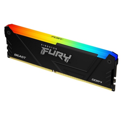 Модуль пам'яті для комп'ютера DDR4 8GB 3200 MHz Beast RGB Kingston Fury (ex.HyperX) (KF432C16BB12A/16)