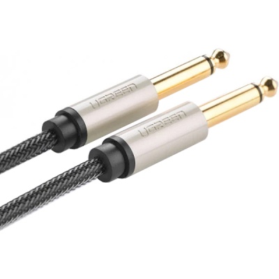 Кабель мультимедійний 6.35mm M to 6.35mm M 3.0m AV128 gray UGREEN (10639)