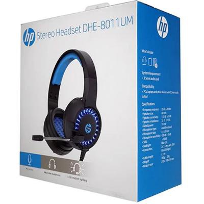 Наушники HP DHE-8011UM Gaming Blue LED Black (DHE-8011UM)