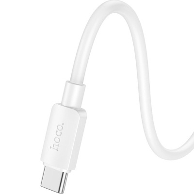 Дата кабель USB 2.0 AM to USB-C 0.25m Hyper 27W X96 white HOCO (6942007609418)