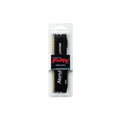 Модуль памяти для компьютера DDR3 8GB 1866 MHz Fury Beast Black Kingston Fury (ex.HyperX) (KF318C10BB/8)