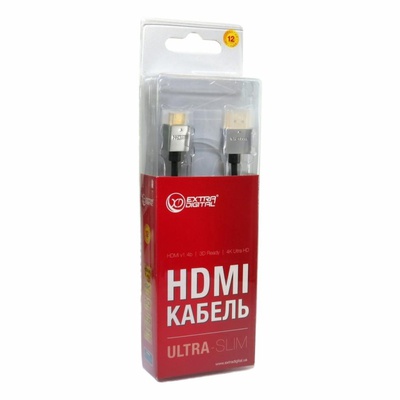 Кабель мультимедийный HDMI A to HDMI D (micro) 0.5m EXTRADIGITAL (KBH1600)