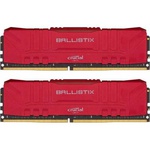 Модуль памяти для компьютера DDR4 16GB (2x8GB) 2666 MHz Ballistix Red Micron (BL2K8G26C16U4R)
