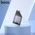 Перехідник USB-C to RJ45 Ethernet 100Mbps gray HOCO (6942007645607)