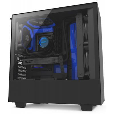 Корпус NZXT H500 Black Blue (CA-H500B-BL)
