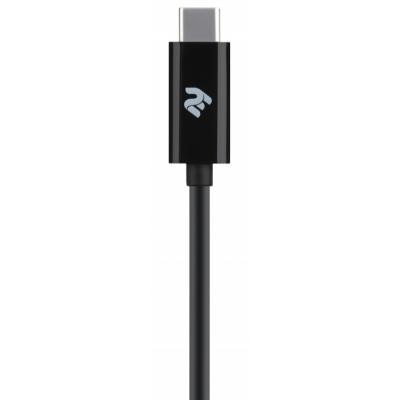 Кабель мультимедийный Type-C to DisplayPort (AM/AM), 1m, black 2E (2E-W1402)
