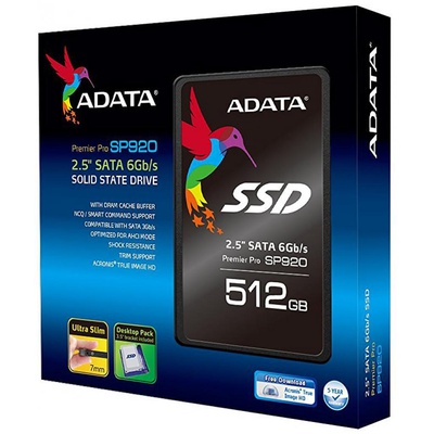 Накопитель SSD 2.5' 512GB ADATA (ASP920SS3-512GM-C)